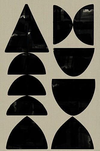Abstract Geometric Shapes Art Print by Cartissi