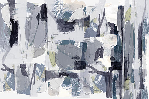 Abstract Forest Tones Art Print by Cartissi