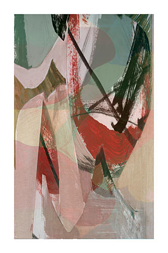 Abstract Brushstroke Harmony Art Print by Cartissi