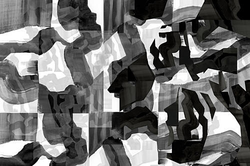 Abstract Human Forms Art Print by Cartissi