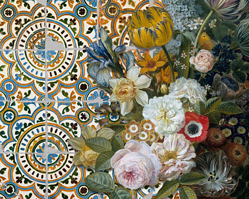 Ornate Floral Still Life Art Print