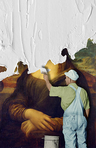 Mona Lisa Reimagined Gold Print