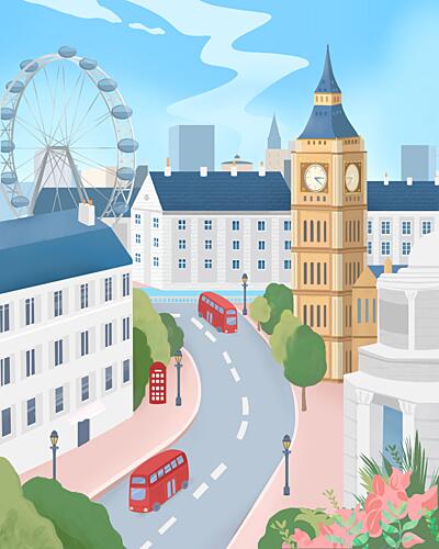 London City Art Print