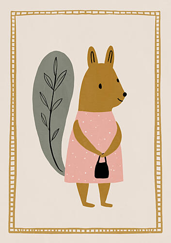 Mrssquirrel Art Print
