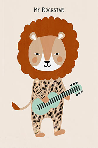 Myrockstar Art Print