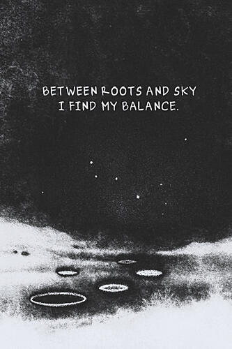 Betweenroots Art Print