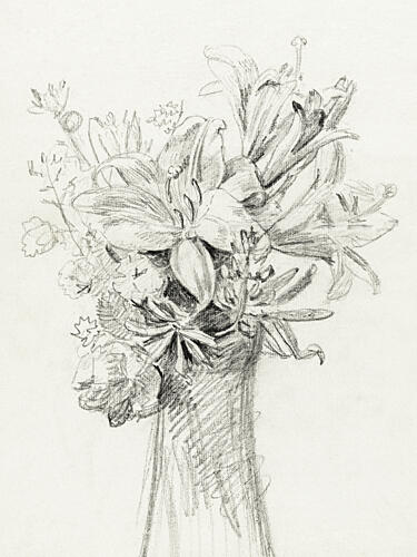 Flowers in a Vase Art Print