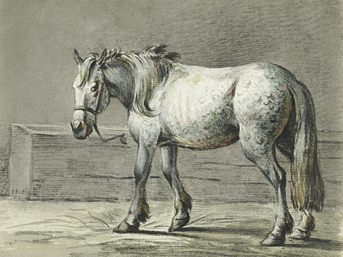 Standing Horse 1810 1816 by Jean Bernard Art Print