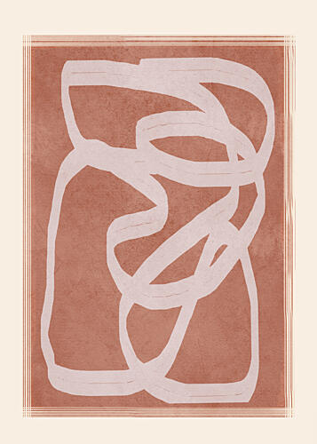 Abstract Flow II Art Print by Flow Line