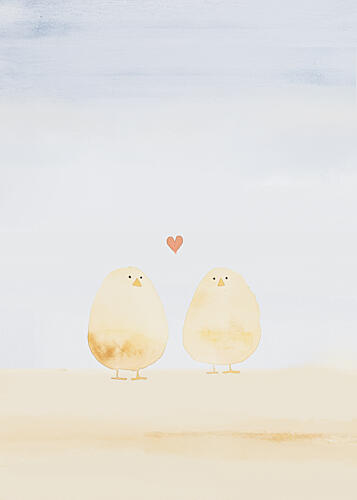 Love Birds Art Print