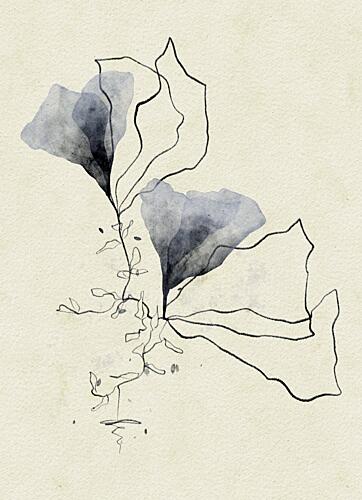Ethereal Marine Botanicals Art Print