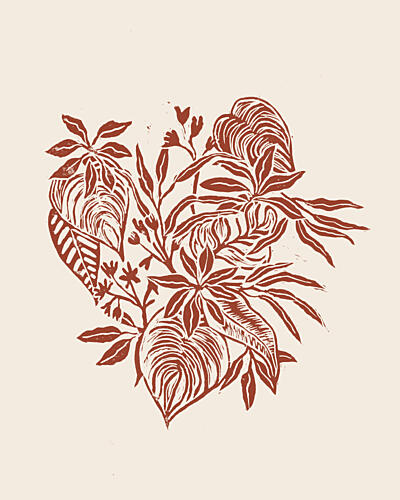 Tropical Leaf Arrangement Art Print