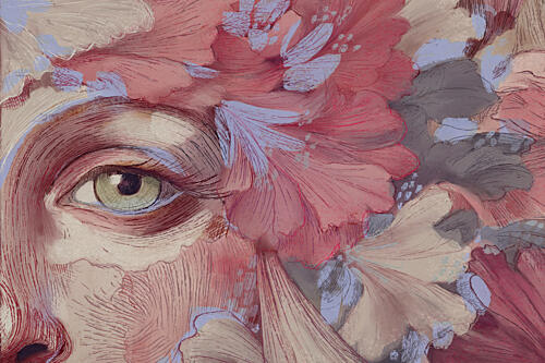 Floral Reverie No 01 Art Print