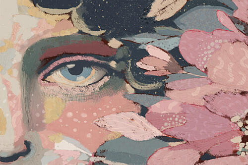 Floral Reverie No 03 Art Print