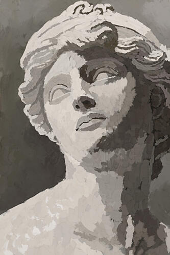 Silent Kouros Art Print