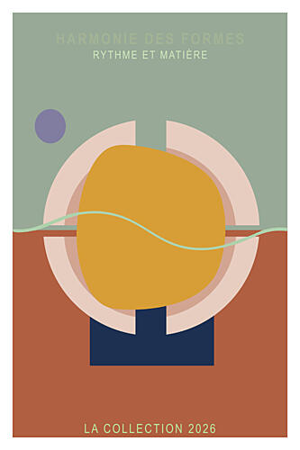 Modern Abstract Harmony Art Print by Cartissi