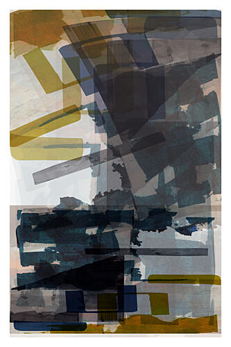 Dynamic Abstract Layers Art Print by Cartissi