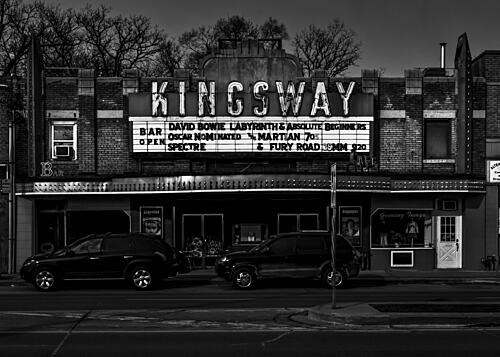 Vintage Movie Marquee Art Print