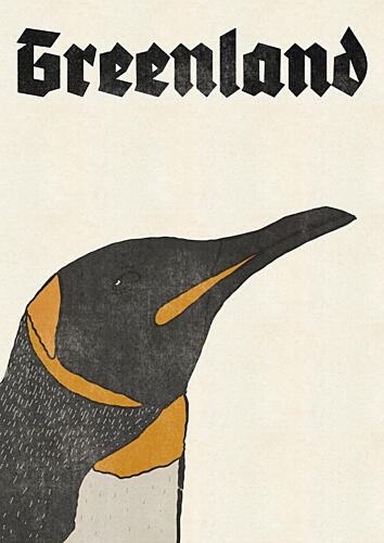 Greenland King Penguin Art Print