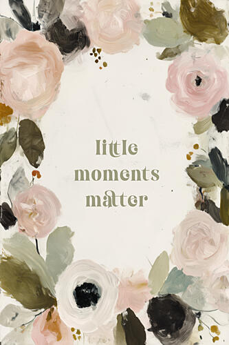 Littlemomentsmatterno02 Gold Print