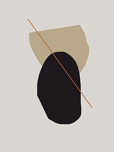 Abstract Organic Forms Art Print by Juliana Sampaio Silva