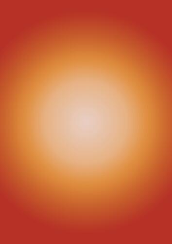 Warm Orange Glow Art Print by Juliana Sampaio Silva