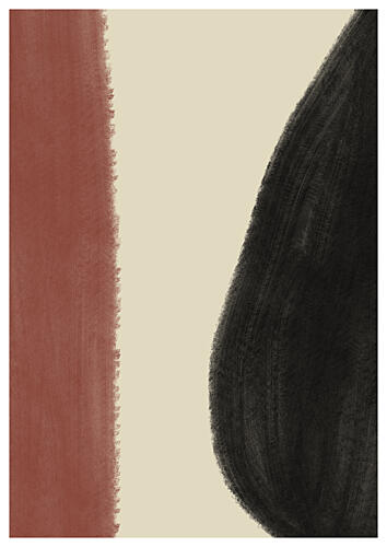 Organic Abstract Forms Art Print by Juliana Sampaio Silva
