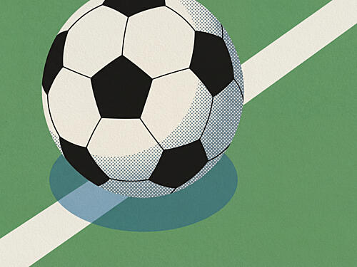 Classic Soccer Ball Art Print