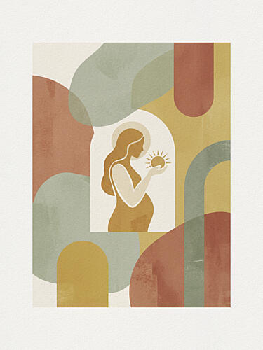 Expectant Mothers Light Art Print