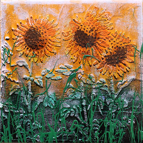 Vibrant Sunflower Field Art Print