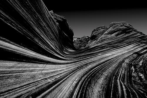 Wavy Rock Formation Art Print by Jiahong Zeng