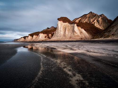 Coastal Cliffs Reflection Art Print by Ivan a. Godovikov