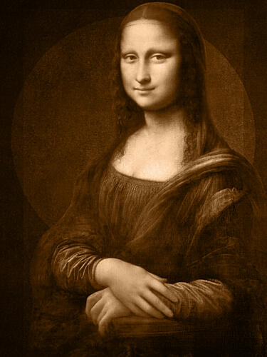 Mysterious Woman Portrait Art Print