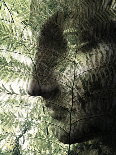 Botanical Face Profile Art Print