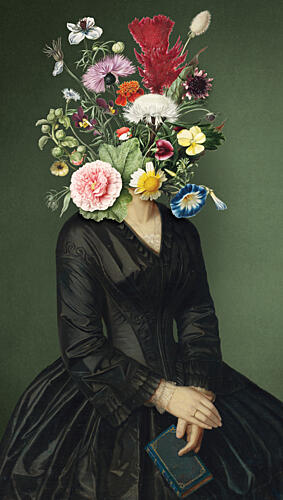 The Bloom Reader Art Print