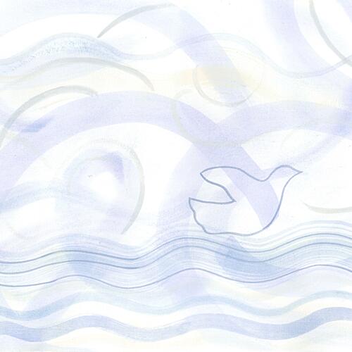 Ocean Dove Square Art Print