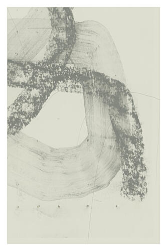 Abstract Gray Markings Art Print by Cartissi
