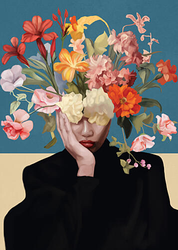 Flowering Thoughts Art Print by Nadjaa