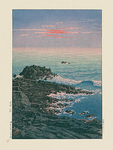 Morning at Cape Inubo Art Print