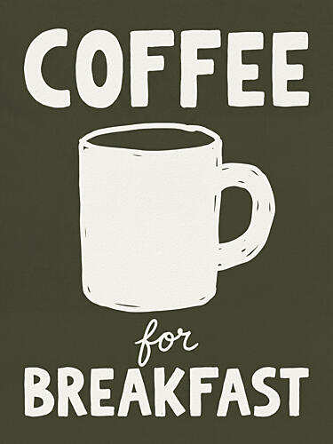 Breakfast Coffee Mug Art Print