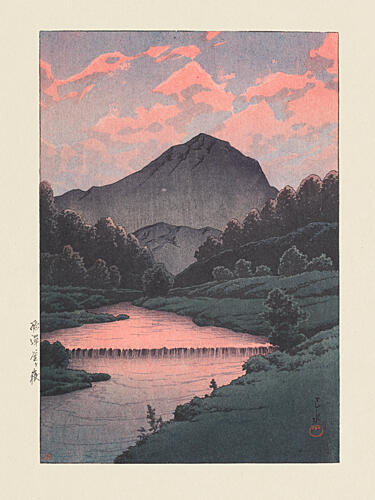 Hida Kamagadake Mount Kamaga, Hida 1933 Art Print
