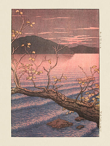 Towadako Noguchi Towada Lake Aomori 1932 Art Print