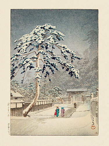 Ikegami Honmonji Honmon Temple, Ikegami 1931 Art Print