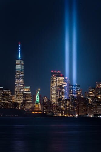 Tribute Lights New York Art Print