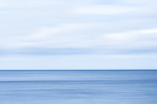 Calm Blue Ocean Art Print