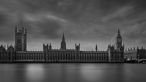 Dramatic Westminster Thames Art Print