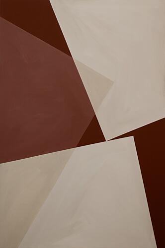 Earthy Geometric Abstraction Art Print by Livia Frigo