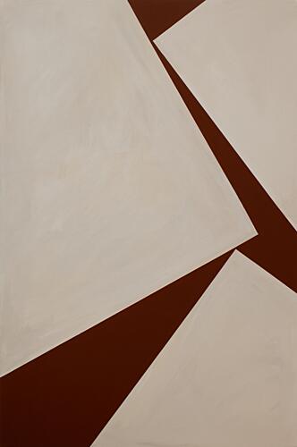 Warm Geometric Shapes Art Print by Livia Frigo