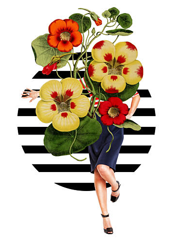 Modern Floral Fashion Art Print