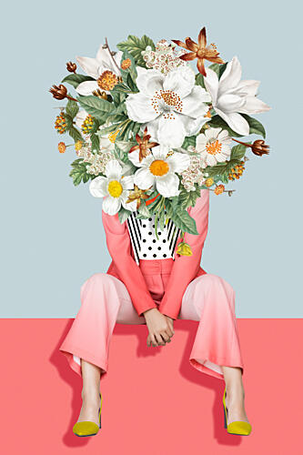 Blooming Fashion Statement Art Print
